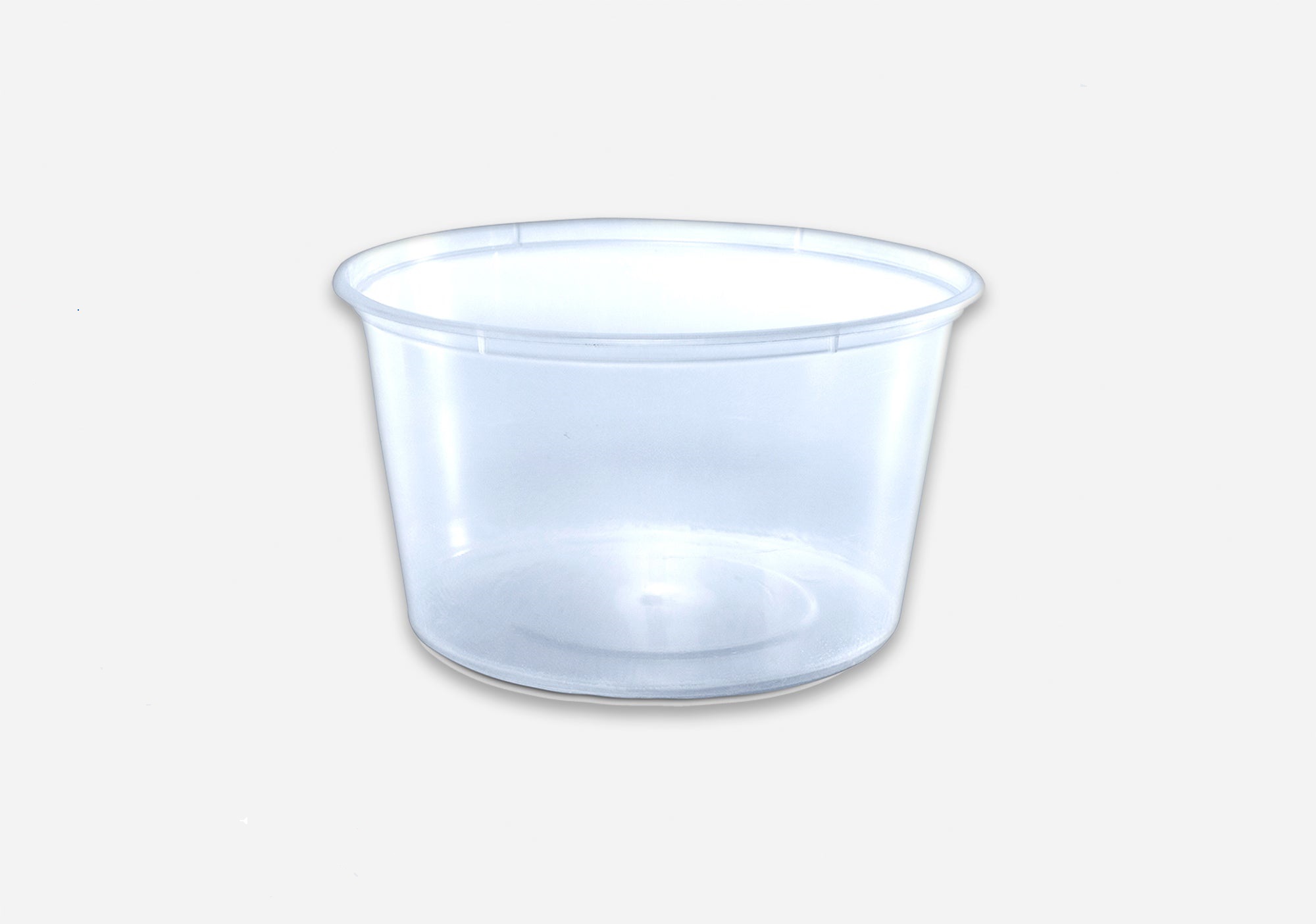 16OZ Plastic Container with Lid Round